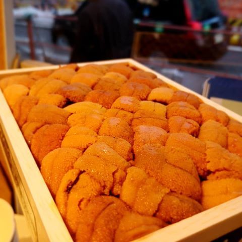 [ sea. .] raw sea urchin 250g.. Hokkaido production 