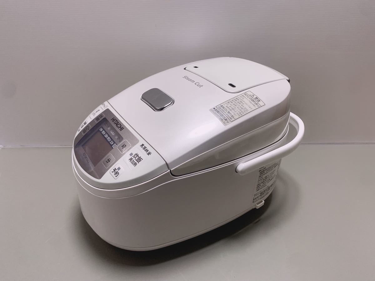 日立 炊飯器 圧力＆スチーム IH 5.5合 RZ-SX100J ホワイト 日本製 圧力IH炊飯ジャー 動作品