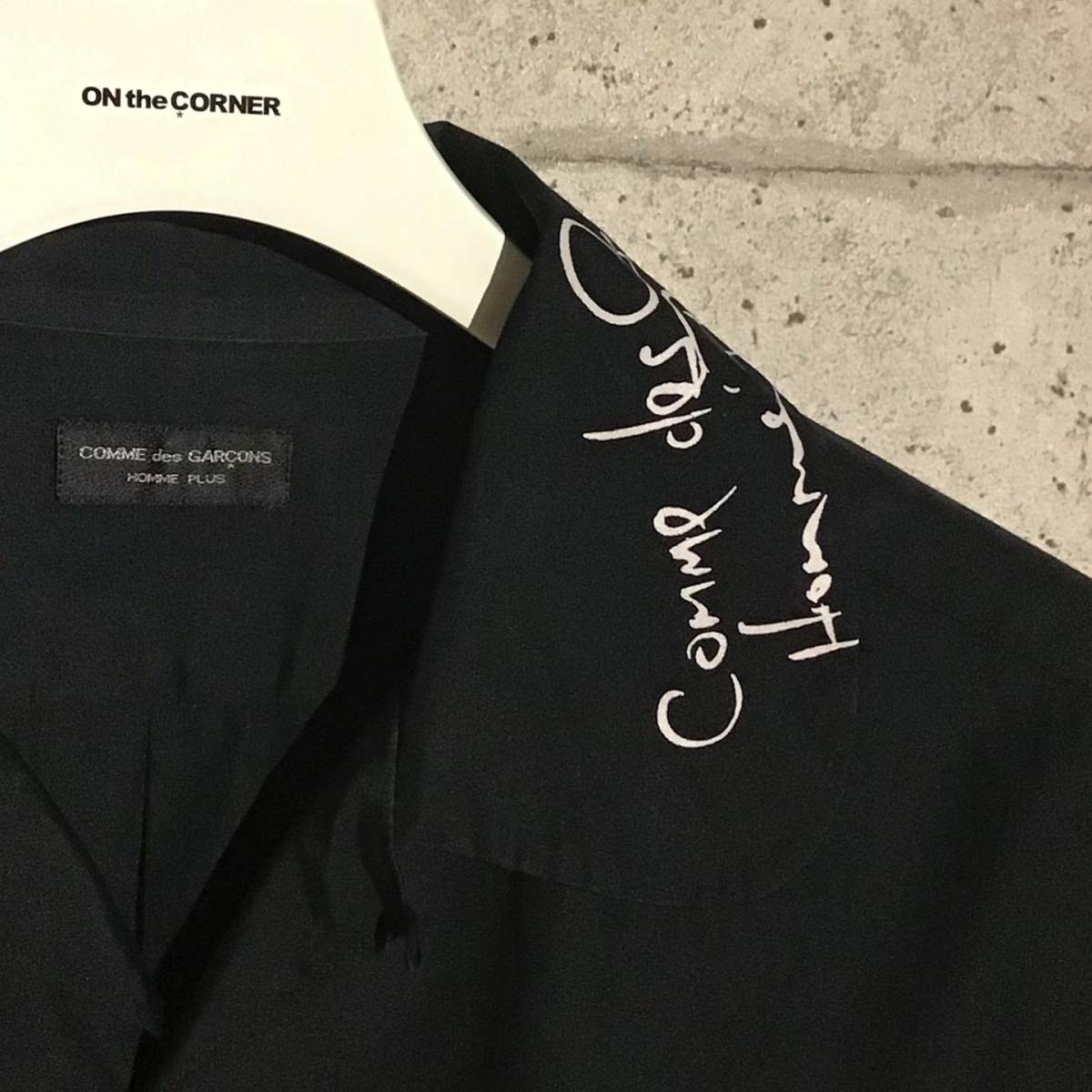 ONtheCORNER ITEM COMMEdesGARCONS HOMMEPLUS コムデギャルソンオム