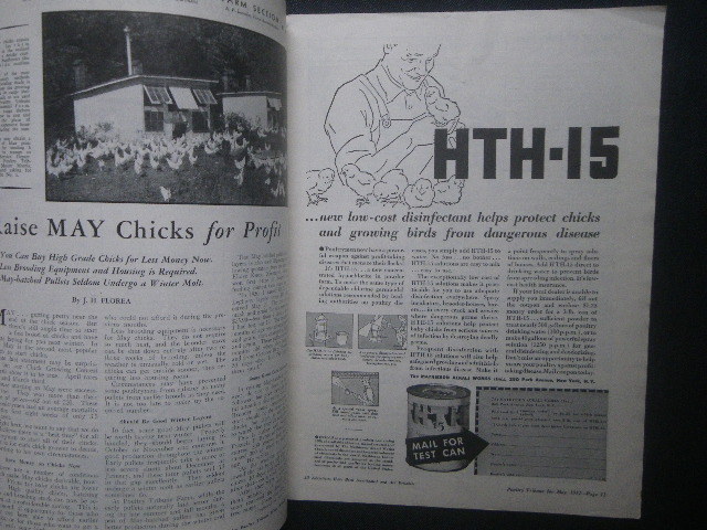 1932年 アメリカ 家禽・養鶏場 雑誌 洋書 Poultry Tribune magazine 白色レグホン 表紙 White Leghorn ニワトリ・卵 農業_画像3