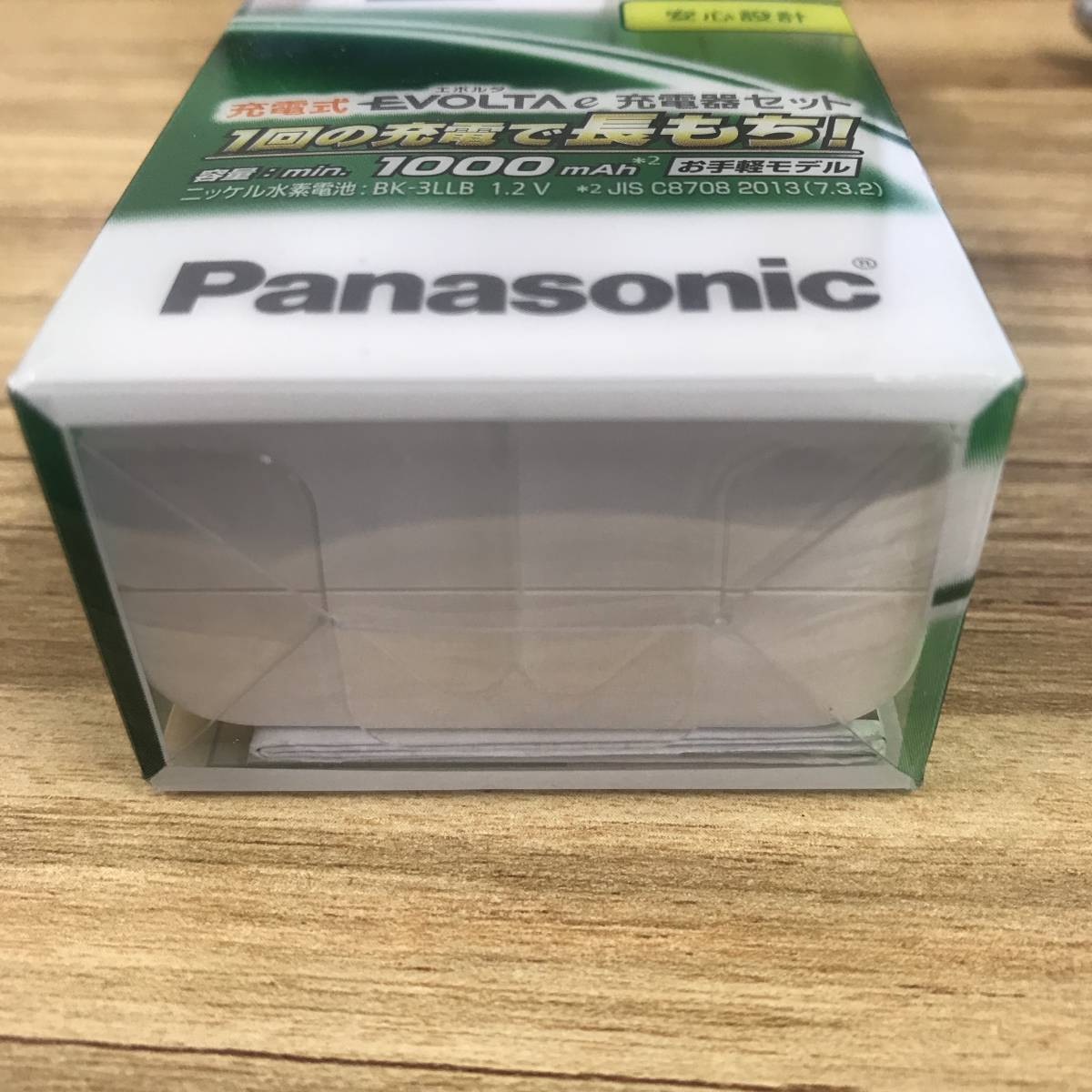 未開封【Panasonic】単3形 2本付 充電器セット K-KJ52LLB20 充電式エボルタ EVOLTA ニッケル水素電池_画像4