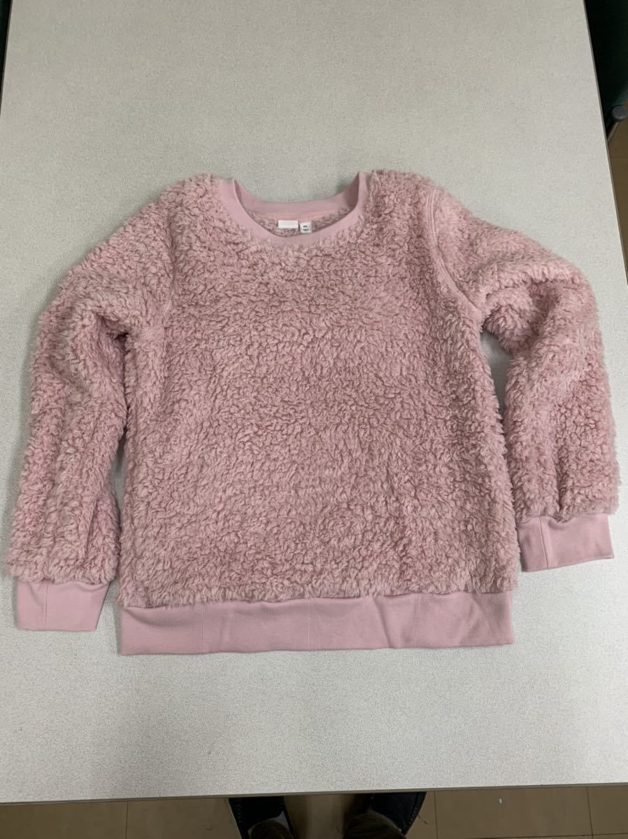 ★GAP★新品★160★ファー・トレーナー★ボア★セーター★人工ファータイプ★ピンク★人気の定番★暖かいです★5-3_画像1