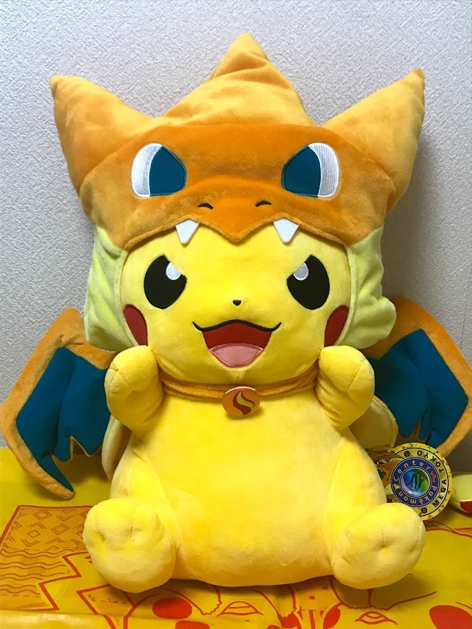 両立のぼり 大 ポケモン メガトウキョーのピカチュウ メガリザードンポンチョ メガサイズ ぬいぐるみ 新品 ポケセン 値打ち品 Www Coldwellbankersamara Com