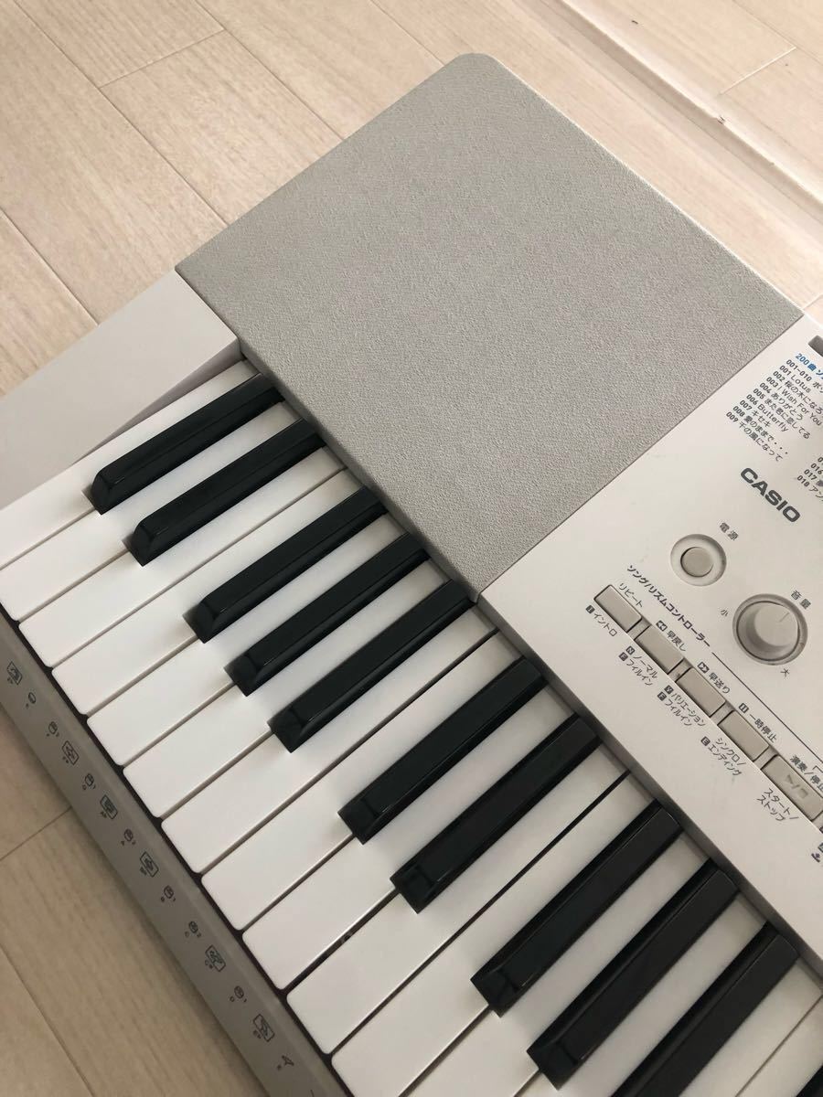 CASIO カシオ 光る 電子ピアノ キーボード LK-211 スタンド付き CASIO カシオ 光る 電子ピアノ キーボード LK-211 スタンド付き