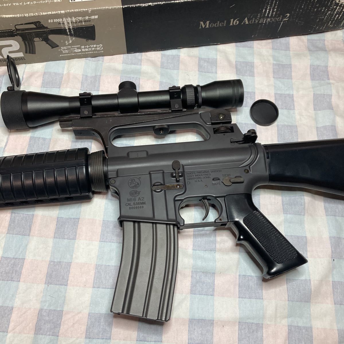 東京マルイ M16A2電動ガン+ノーマルマガジン+QDサイレンサー+ 東京マルイ M16A2電動ガン+ノーマルマガジン+QDサイレンサー+