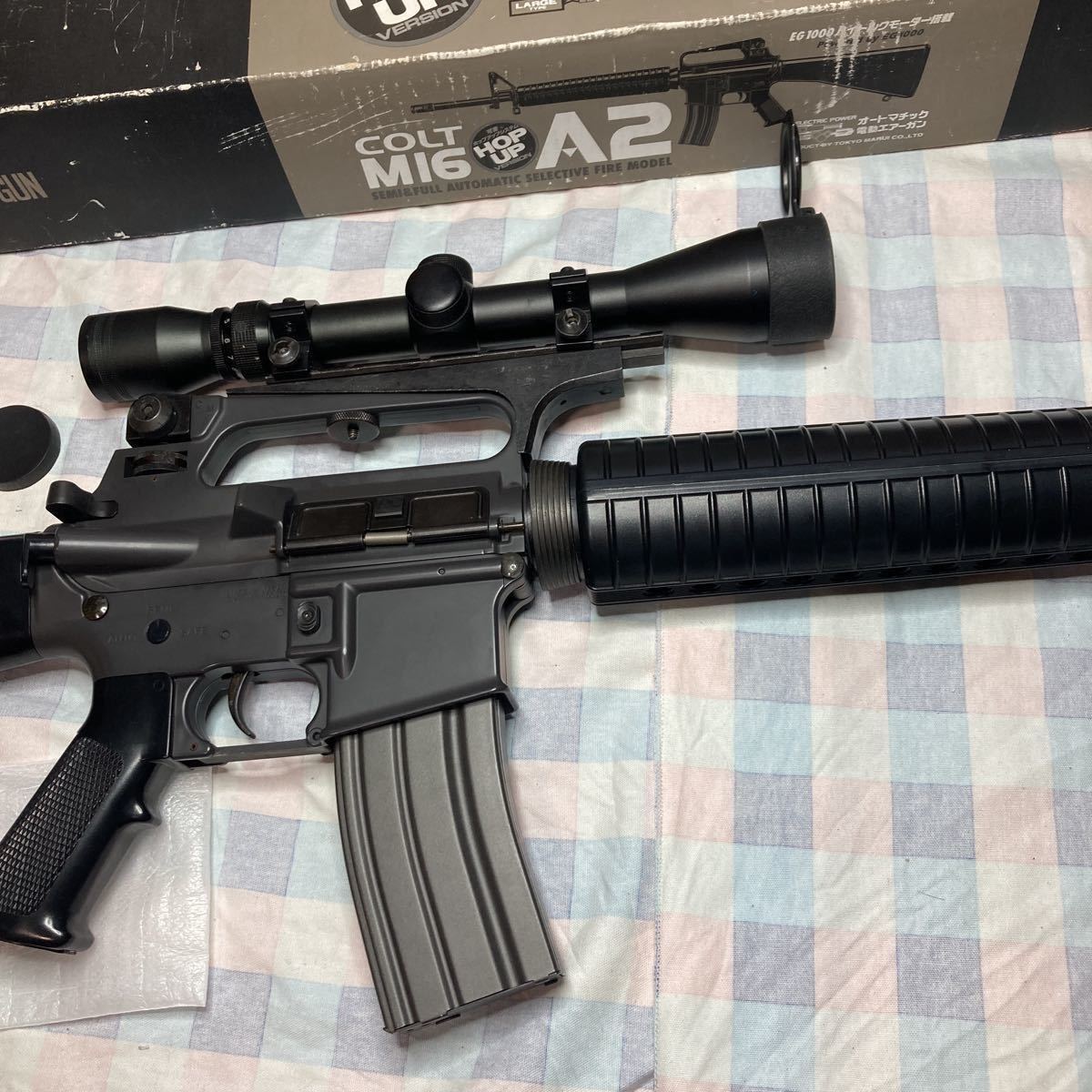 東京マルイ M16A2電動ガン+ノーマルマガジン+QDサイレンサー+ 東京マルイ M16A2電動ガン+ノーマルマガジン+QDサイレンサー+