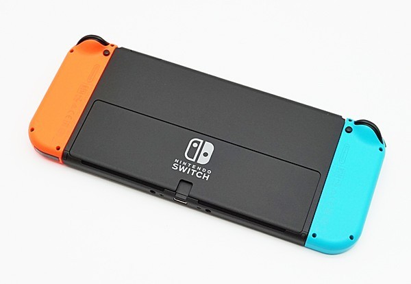 ○美品【任天堂】Nintendo Switch/ニンテンドースイッチ本体 有機ELモデル HEG-S-KABAA ネオンブルー/ネオンレッド_画像6