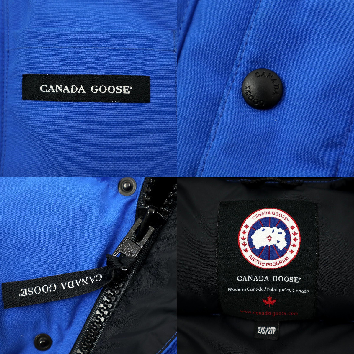 【B1456】【美品】【サイズXS】CANADA GOOSE カナダグース ダウンベスト グリフィンインターナショナル_画像9