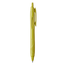 【即決・限定カラー】◆ジェットストリーム ◆ 油性ボールペン（黒インク） 0.5mm 三菱鉛筆 // ピスタチオイエロー　PY_画像1