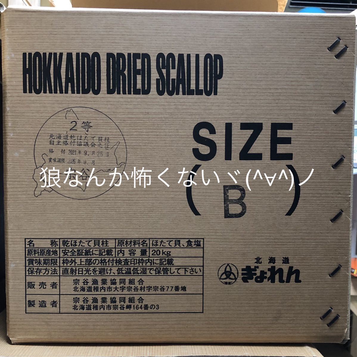 北海道産乾燥帆立貝柱 割れ品（B2）1kg（100g×10袋）ホタテ貝柱 貝柱_画像4