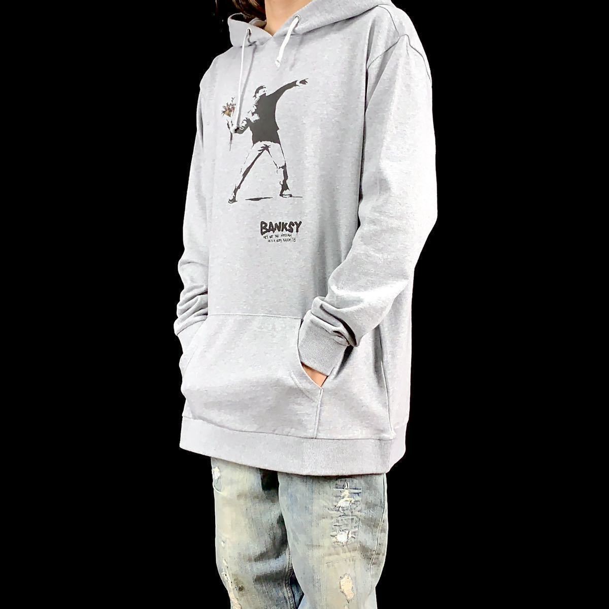 【税込】 新品 男女兼用 フィット タイト Sサイズ XS パーカー グラフィティ 社会風刺 正体不明 パレスチナ Thrower Flower 花束 BANKSY バンクシー Sサイズ 【税込】 新品 男女兼用 フィット タイト Sサイズ XS パーカー グラフィティ 社会風刺 正体不明 パレスチナ Thrower Flower 花束 BANKSY バンクシー Sサイズ