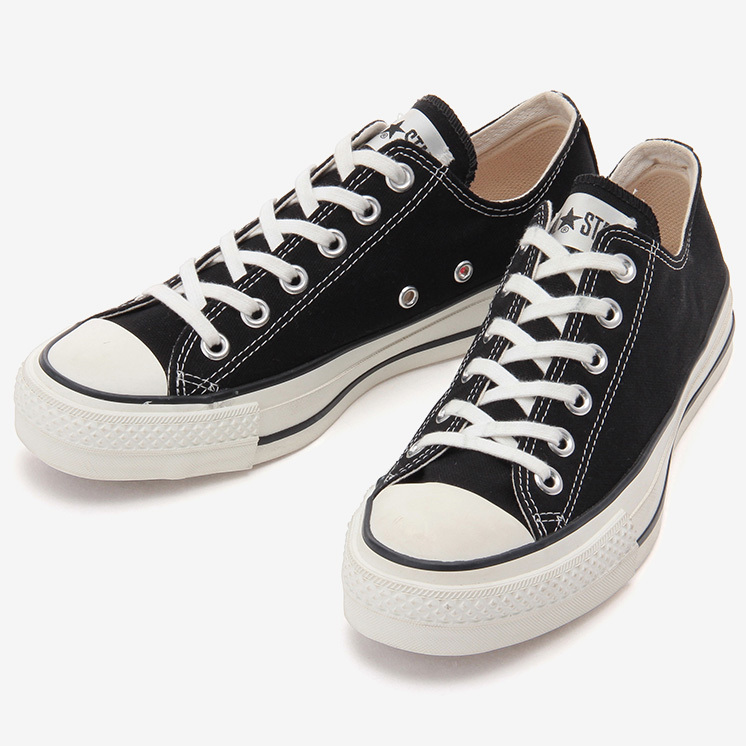 新品 日本製 コンバース キャンバス オールスター J OX ブラック 9.5