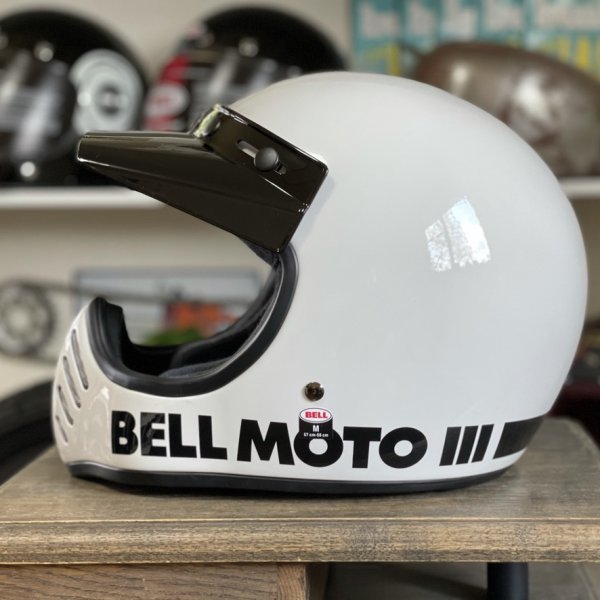 新品 BELL ベル Moto3 モト3 ヘルメット 復刻版 ホワイトM www.dinh.dk