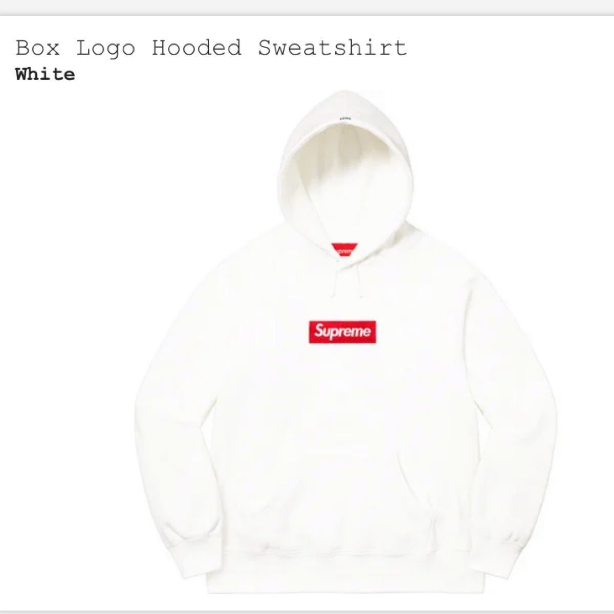 Supreme Box Logo Hooded Sweatshirt White サイズL | befoods.cl