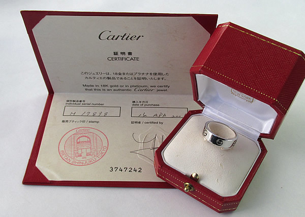 Yahoo!オークション - 本物新同 CARTIER カルティエ ラブリング Yahoo!オークション - 本物新同 CARTIER カルティエ ラブリング