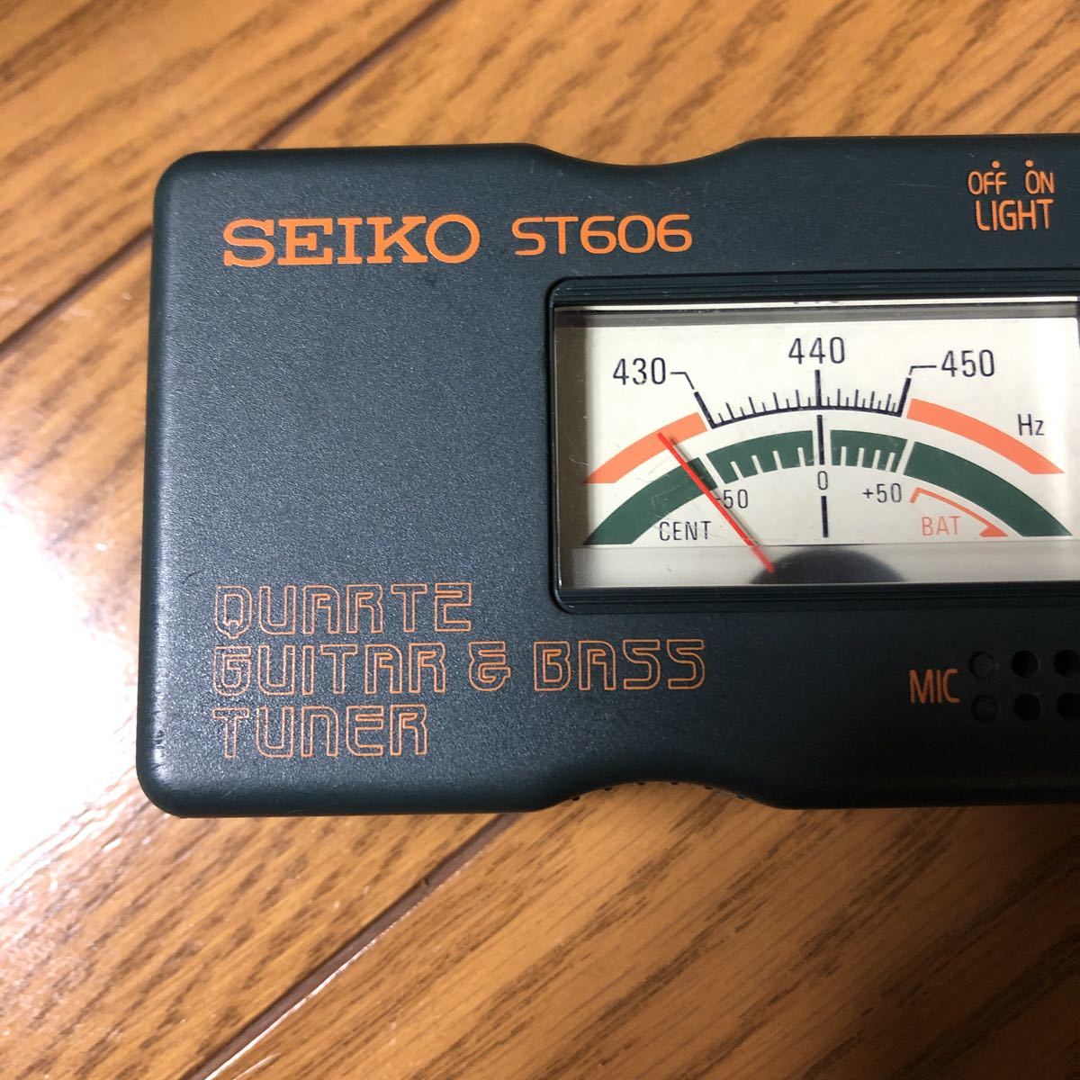 SEIKO ST606 ギター ベース チューナー_画像2