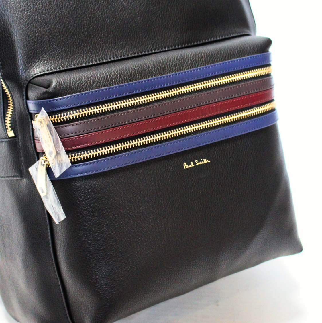 Paul Smith ポールスミス》新品 シボ感 シグネチャージップ Paul Smith ポールスミス》新品 シボ感 シグネチャージップ