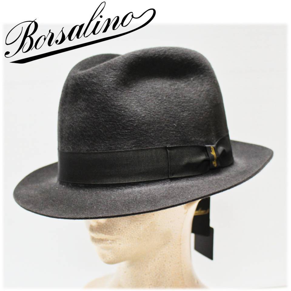 Borsalino ボルサリーノ》新品 定価102,300円 イタリア製 秋冬モデル