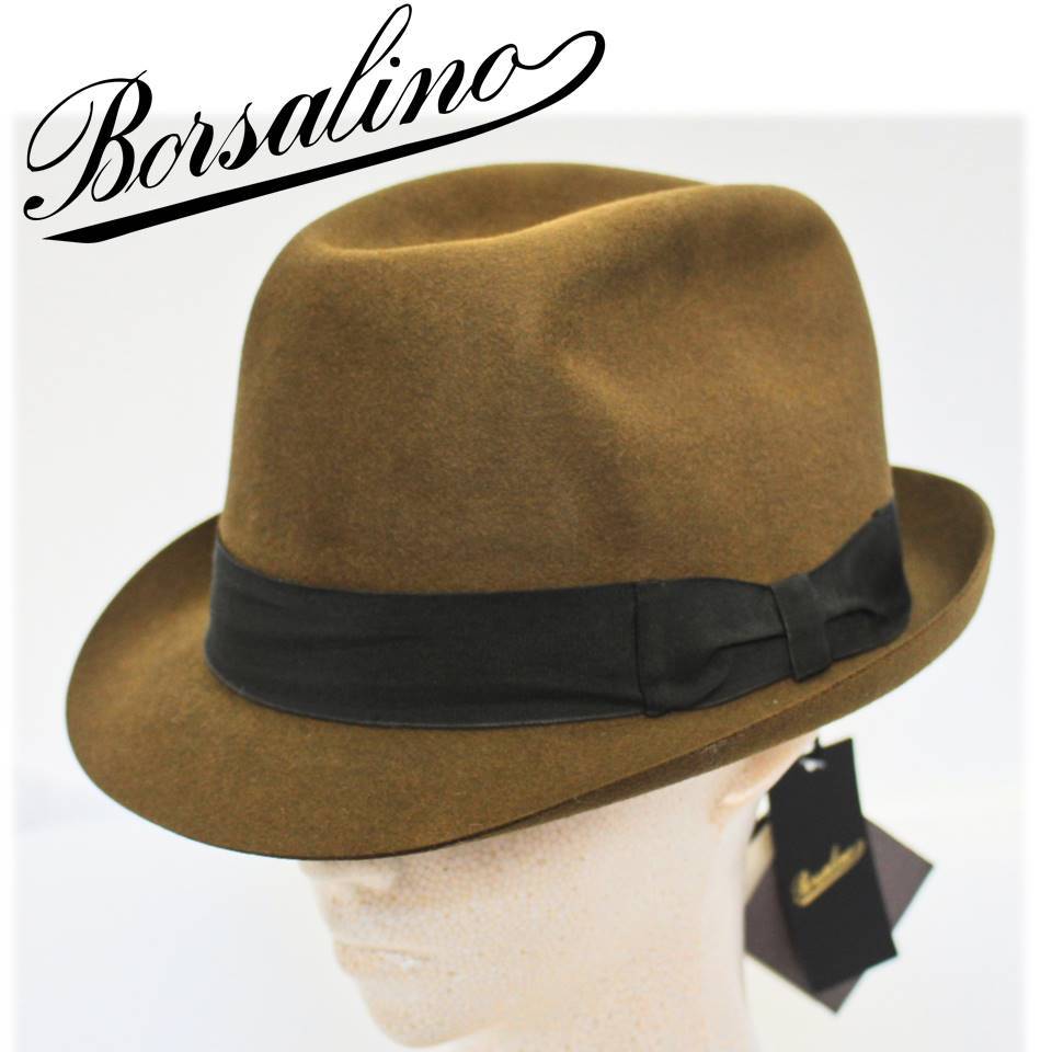 2021新発 ボルサリーノ Borsalino リアルファ ラビット イタリア製 M