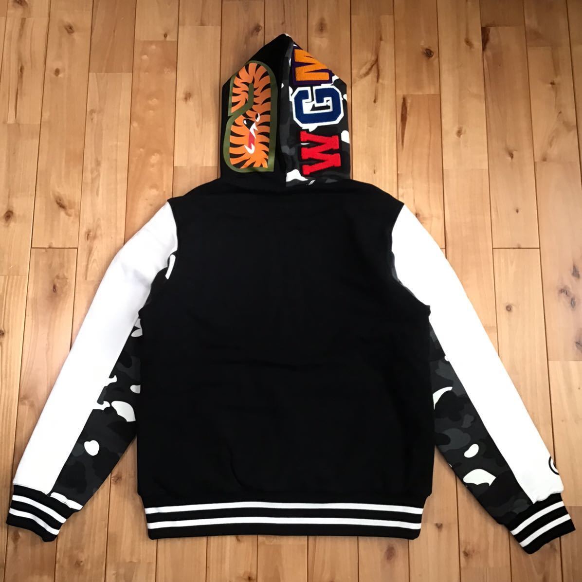 ☆新品☆ 蓄光 city camo shark hoodie varsity jacket Lサイズ
