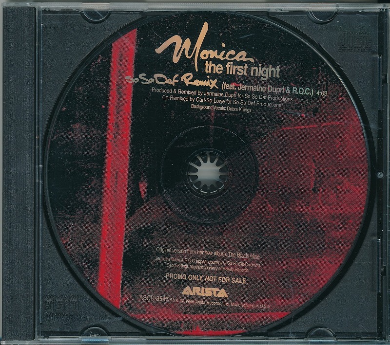 MONICA / モニカ / THE FIRST NIGHT (SO SO DEF REMIX) /US盤/中古CD！50712_画像1