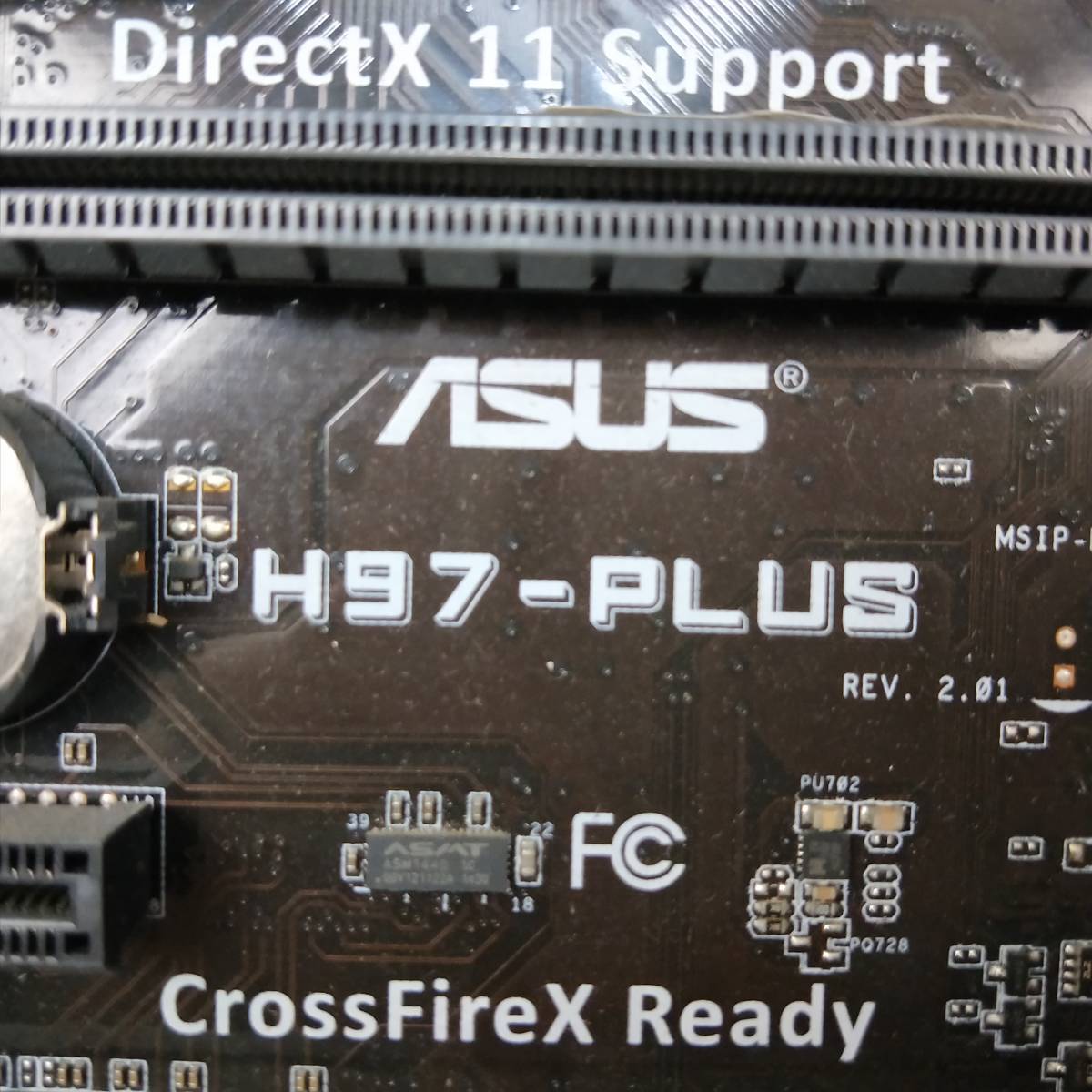 BIOS確認のみ ASUS H97-PLUS マザーボード LGA1150 MB801