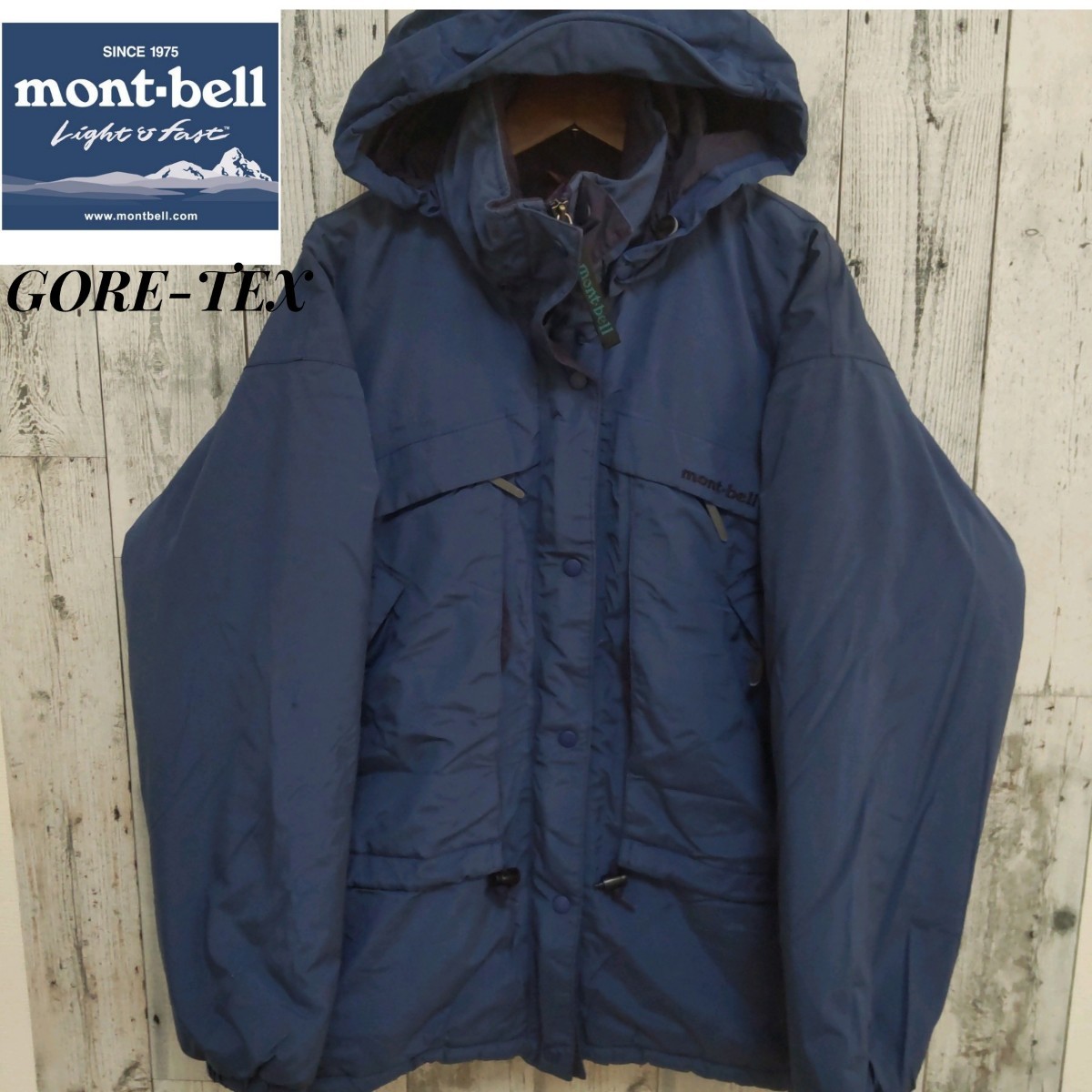 mont-bell　モンベル　90s GORE-TEX　紫タグ　ブルゾン　ナイロンジャケット　マウンテンパーカー