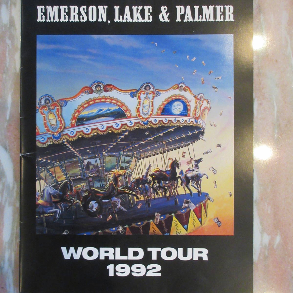 コンサートツアーパンフレット 「Emerson, Lake & Palmer WORLD TOUR 1992」エマーソン・レイク＆パーマー_画像1