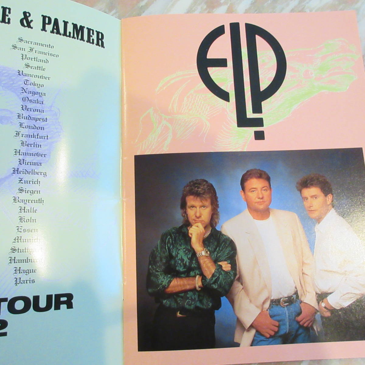 コンサートツアーパンフレット 「Emerson, Lake & Palmer WORLD TOUR 1992」エマーソン・レイク＆パーマー_画像4