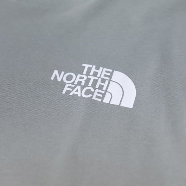 【新品・クリックポスト可】ノースフェース　USA限定モデル　ロングTシャツ　サイズＬ　スモークグリーン_画像3