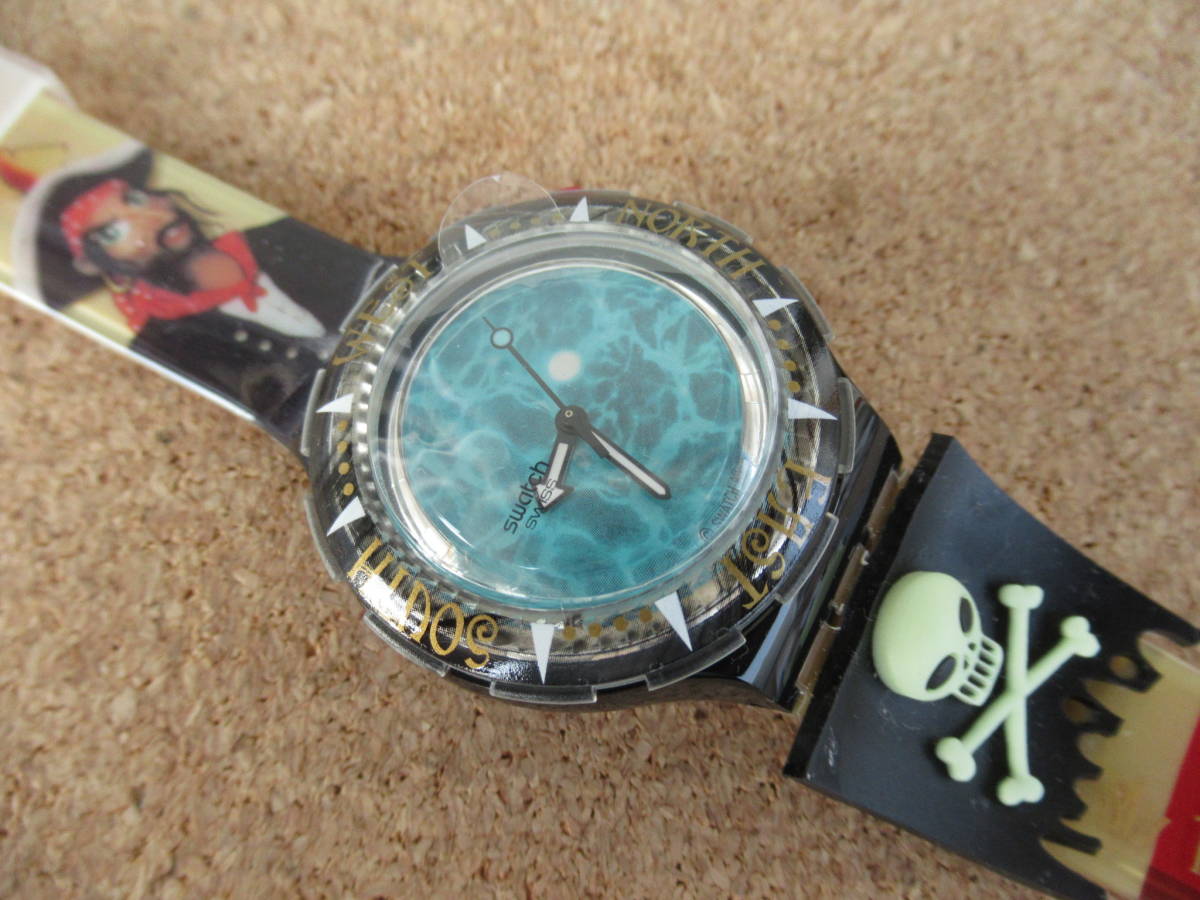 全国総量無料で Yahoo!オークション - カリブ Swatch レア物 SCUBA200