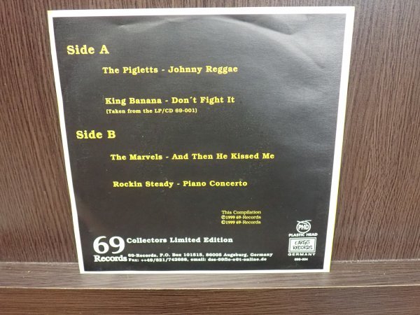 送料無料　 A Tribute To The Spirit Of 69 Vol.3 7inch EP The PiglettsKing Banana the Marvels rockin steady_画像2