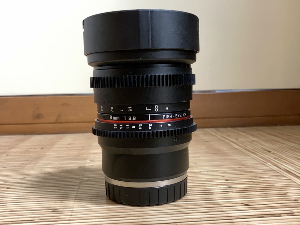 rokinon 8mm T3.8 フィッシュアイ　SONY Eマウント samyang f3.5 開封のみ シネレンズ　CINE　サムヤン　ロキノン_画像2