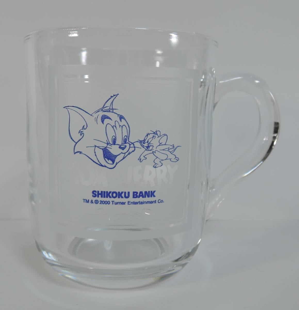 *17H# Сикоку Bank Tom . Jerry / Tom & Jerry стеклянный кружка керамика производства #2000 не использовался 
