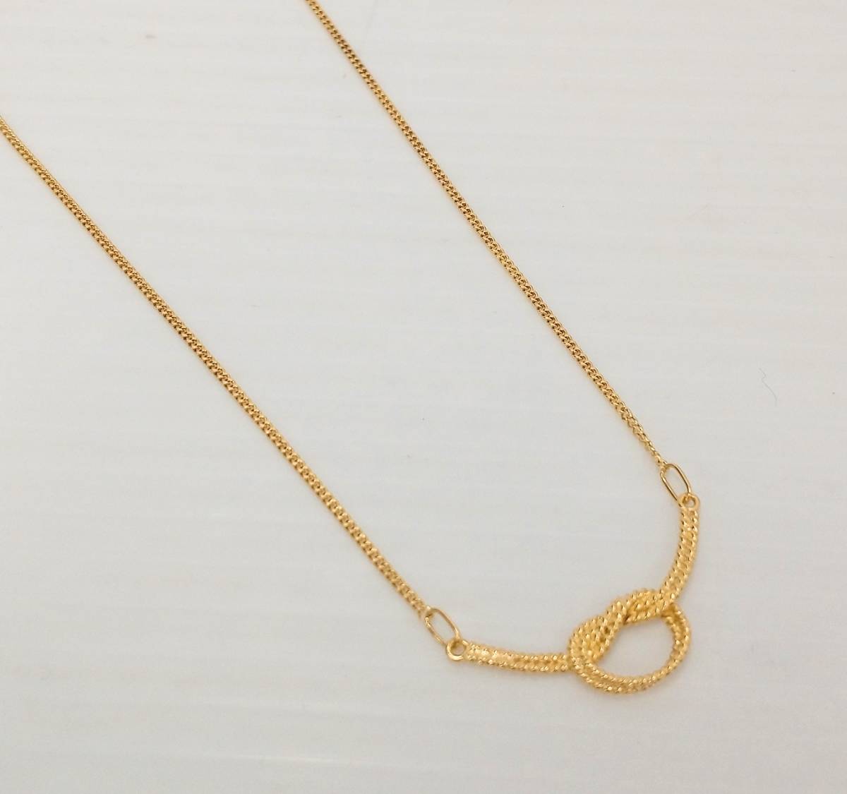 K18 /41㎝ /3.7g/デザインネックレス iblinds-eg.com