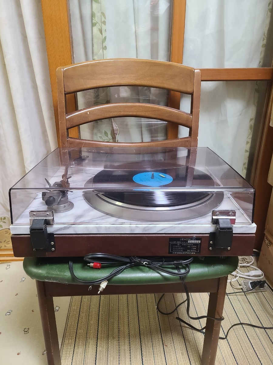 希少レストア美品! カートリッジ&針新品!DENONターンテーブルDP-2800