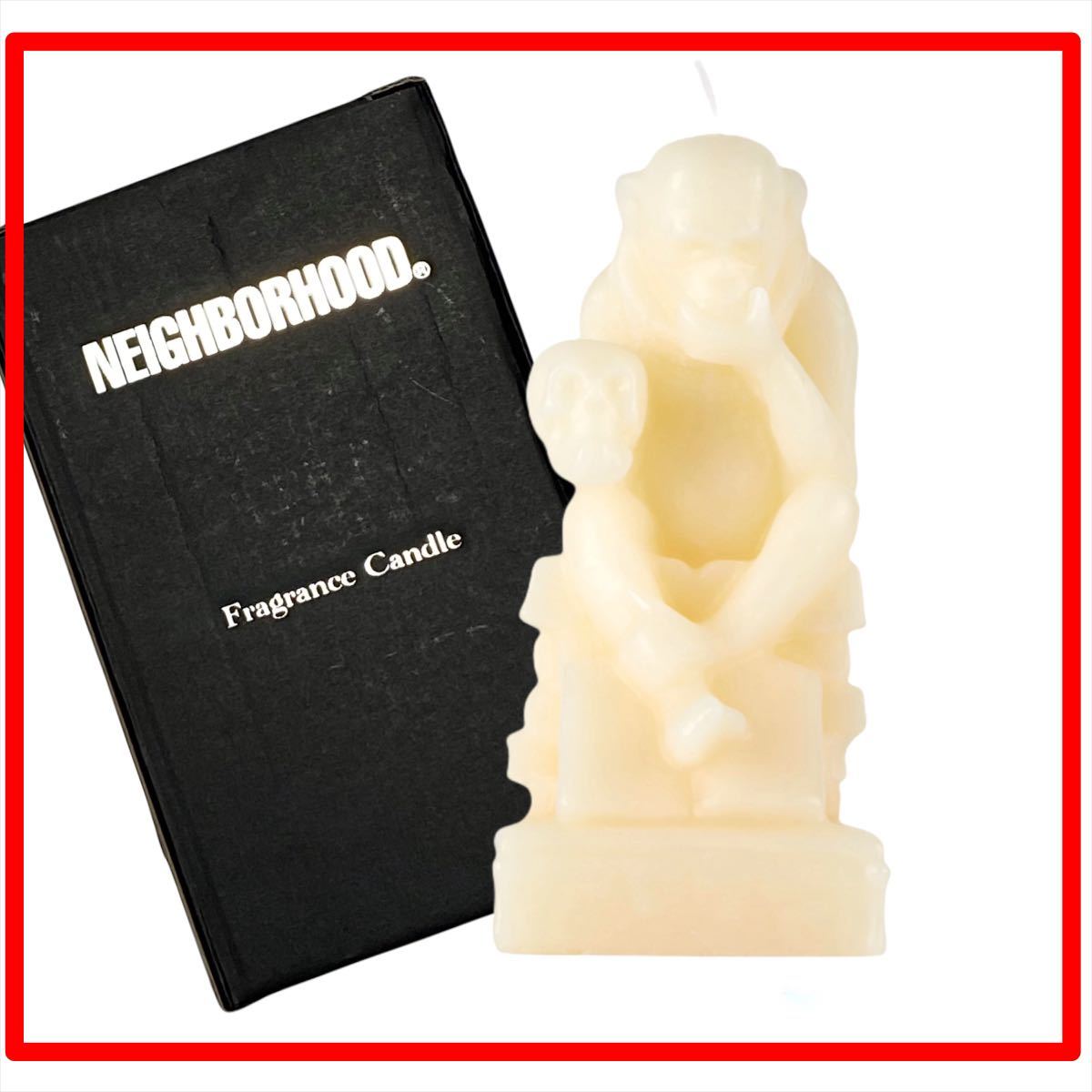 【新品】即決★ NEIGHBORHOOD ネイバーフッド ★ CANDLE キャンドル アロマ インテリア APE 猿 ivory_画像1