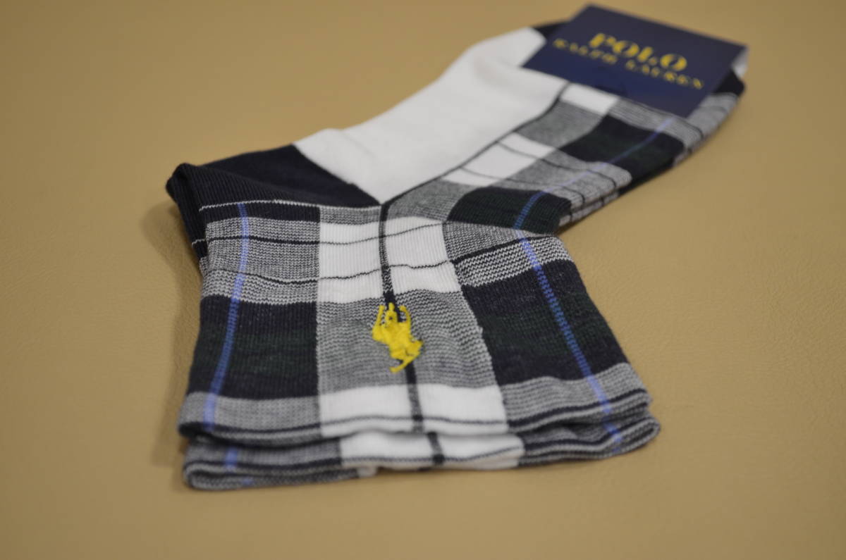 新品　未使用　女性　POLO RALPH LAUREN　 ポロ ラルフローレン　綿混アンクル丈ソックス　　送料無料