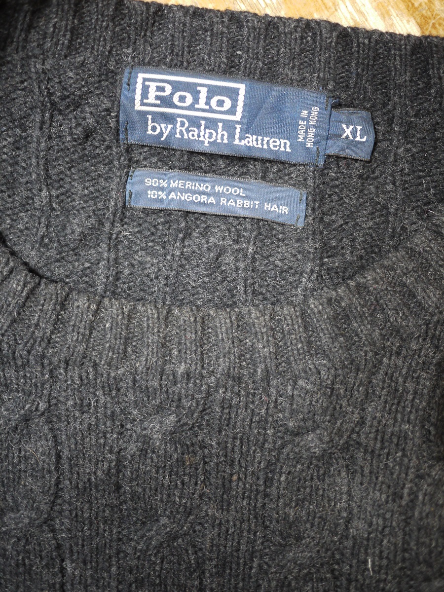 ポロラルフローレン クルーネックニット セーター Polo by Ralph Lauren Crew Neck knit 5377_画像4