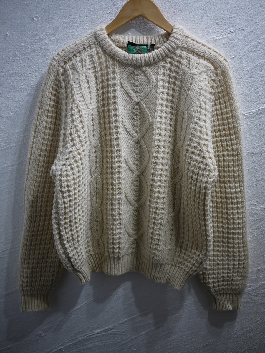 お気に入り フィッシャーマンニット アランニット Gaeltarra IRELAND製 Alan 5378 knit Fisherman knit Mサイズ