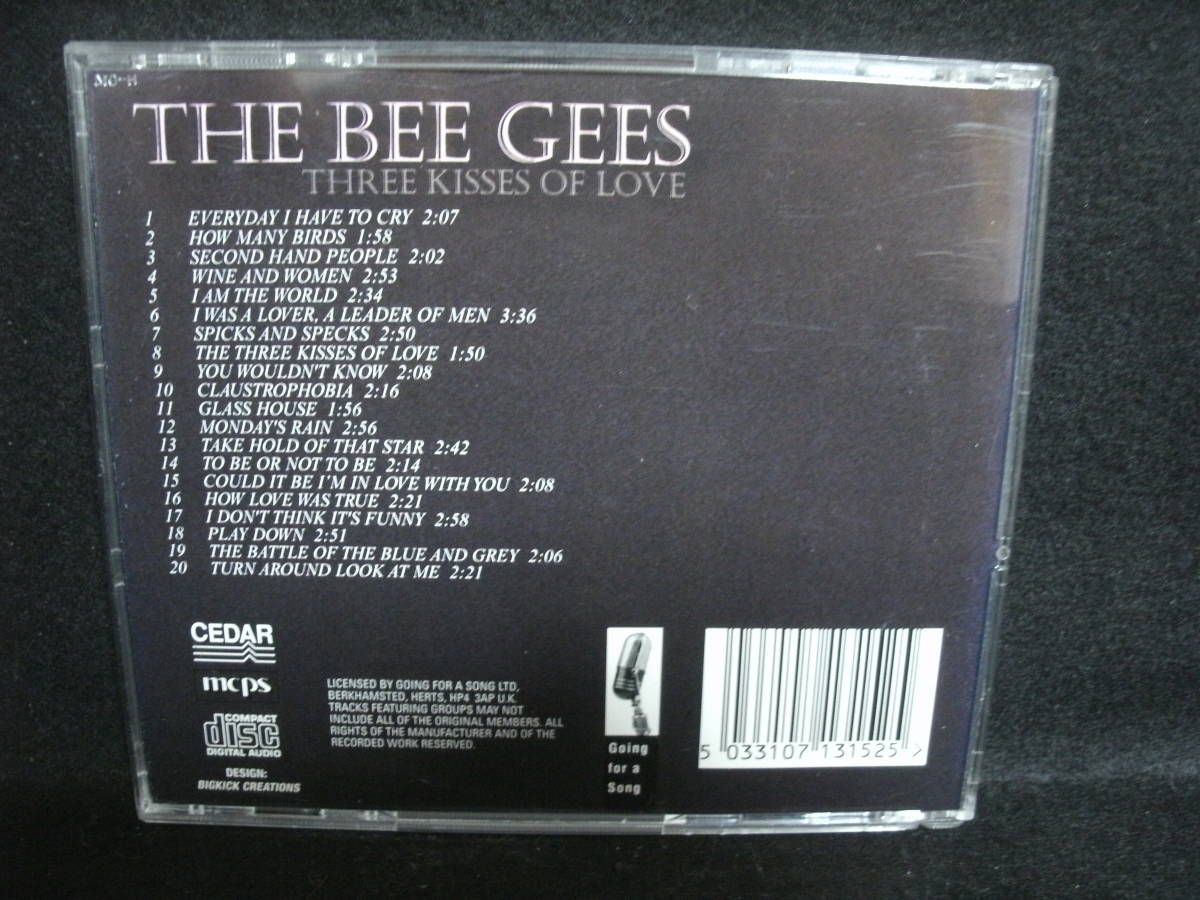 【中古CD】 The BEE GEES / THREE KISSES OF LOVE / ビージーズ_画像2