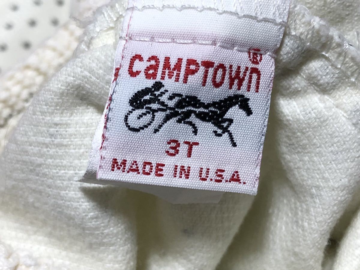 【送料込み】70sヴィンテージMADE IN USAアメリカ製CAMPTOWNキッズkidsドット柄パンツsize3_画像2