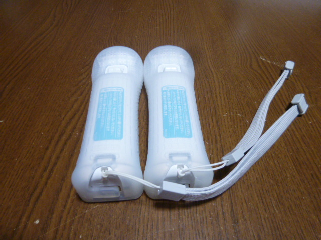 RSJ049《送料無料 即日発送 動作確認済》Wii　リモコン　ジャケット　ストラップ　VL-003 任天堂　純正　白　ホワイト　コントローラ　