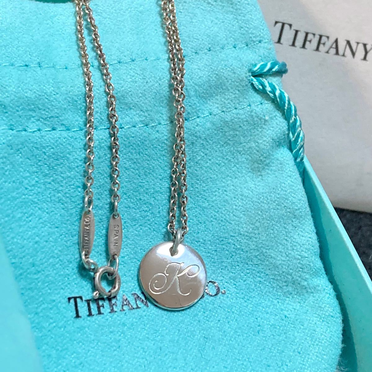 TIFFANY&Co ティファニー イニシャル K ネックレス レター TIFFANY&Co ティファニー イニシャル K ネックレス レター