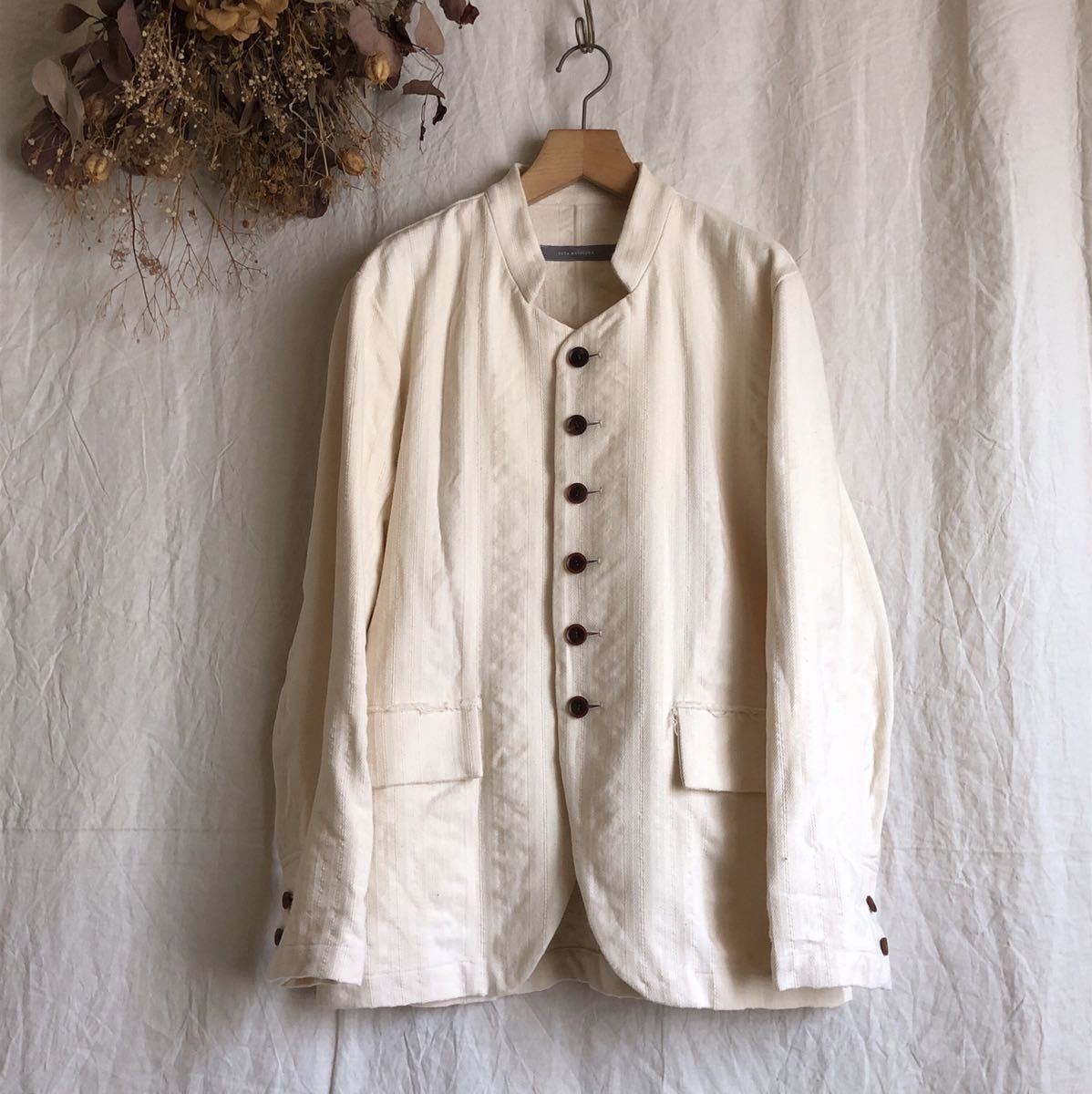 定価約7万円 20SS YUTA MATSUOKA ユウタマツオカ 3種ストライプドビー
