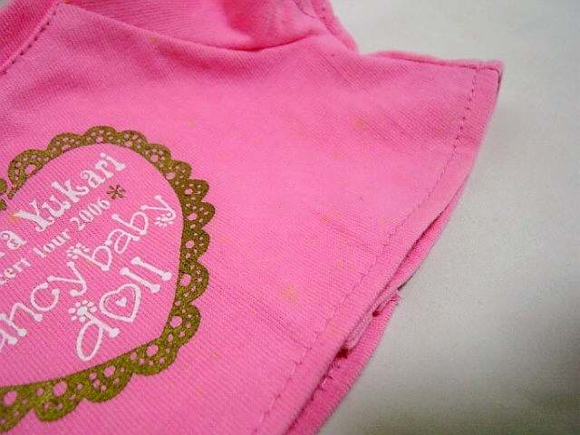 ◆田村ゆかり　Tシャツ　ぬいぐるみ パペット用◆コンサートツアー　2006　fancy baby doll◆_画像4