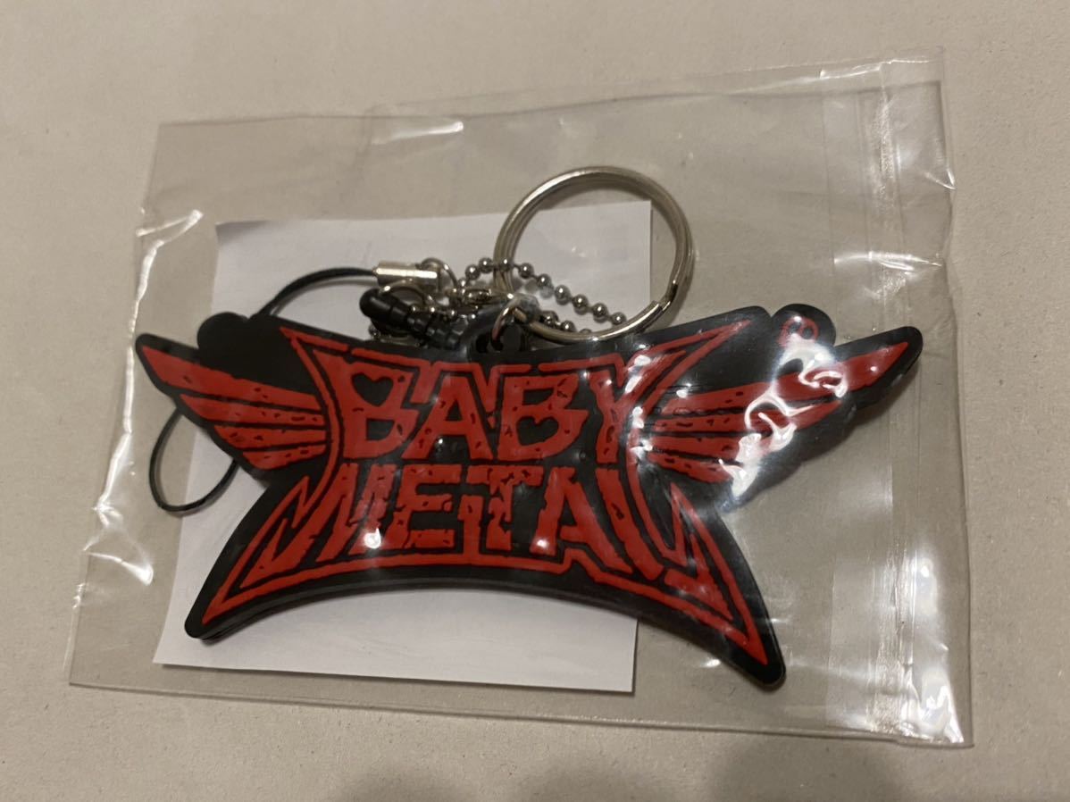 ラスト1個! BABYMETAL 3WAY デカロゴ イヤフォンジャック レッド ベビーメタル キツネ祭 中元すず香 SU-METAL完売 限定レアストラップ_画像1