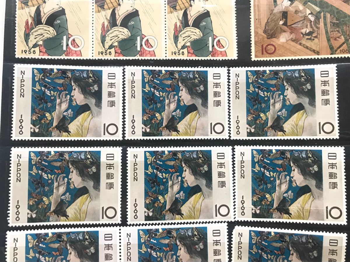 古い切手★切手趣味週間　昭和　47枚　コレクション　10円　15円　20円