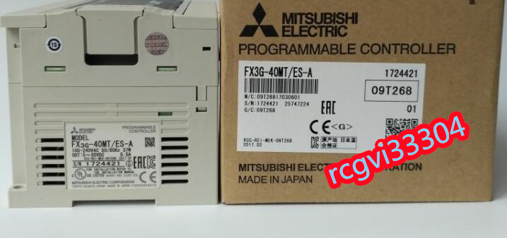 新品 MITSUBISHI/ 三菱 FX3G-40MT/ES-Aマイクロシーケンサー 基本