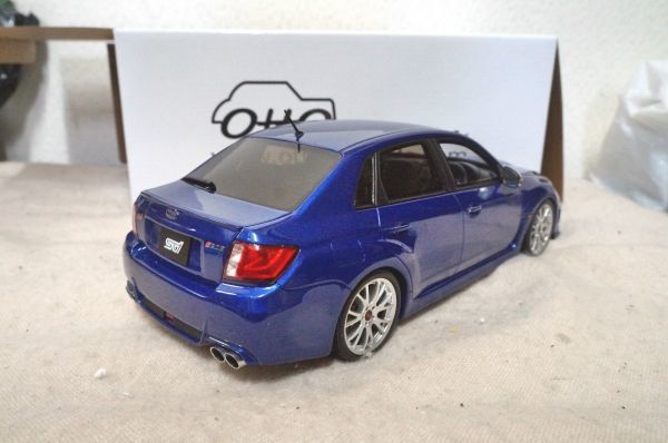 otto mobile スバル STI S206 1/18 ミニカー ブルー インプレッサ_画像3